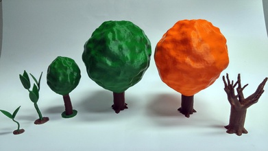 árvore vida pinshape mudas 3d print model - Mito3D