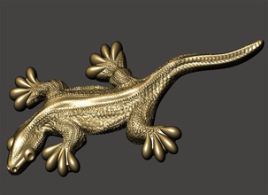 gecko pinshape 3d design 3d print model - Mito3D
