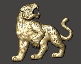 tiger pinshape 3d design 3d print model - Mito3D