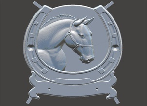 horseshoe pinshape 3d-design 3d print model - Mito3D
