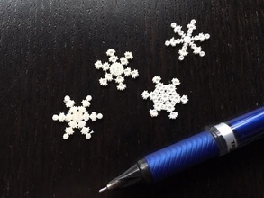 micro snowflakes - snowflake machine pinshape 3d-design 3d print model - Mito3D