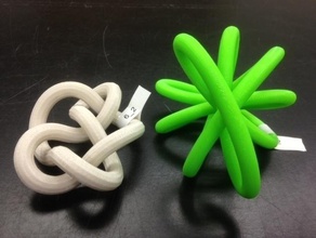 petal conformation knot 6 2 pinshape 3d-design 3d print model - Mito3D