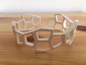 reinhardt pentagone thermoform bracelet pinshape Conception 3d 3d print model - Mito3D