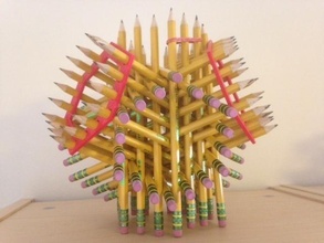 helpers 72-pencil sculpture pinshape 3d-design 3d print model - Mito3D
