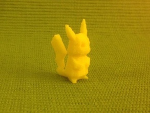 tail-strengthened pikachu pinshape 3d-design 3d print model - Mito3D