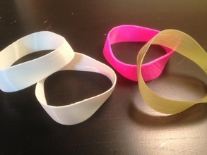 customizable tri function bracelet pinshape 3d-design 3d print model - Mito3D