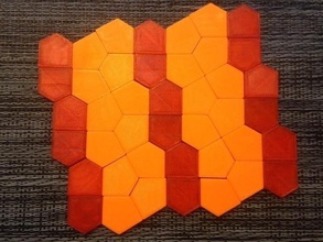cairo prismatic pentagon tiles pinshape 3d-design 3d print model - Mito3D