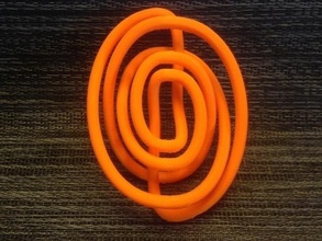 Spirale Knoten 5 2 1 pinshape 3d design 3d print model - Mito3D
