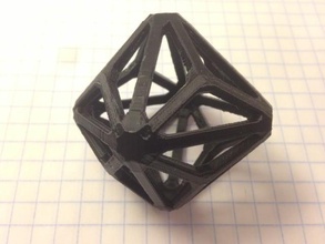 triakis octahedron pinshape 3d-design 3d print model - Mito3D