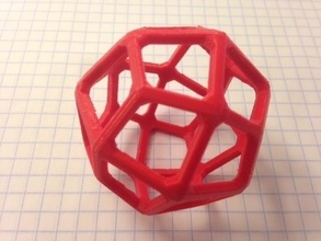 deltoidal icositetrahedron pinshape 3d-design 3d print model - Mito3D