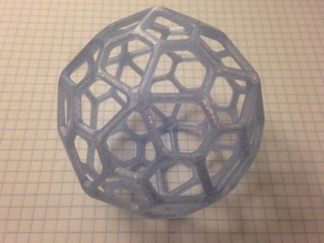 pentagonale hexecontahedron pinshape disegno 3d 3d print model - Mito3D