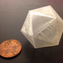 tiny icosahedron surprise ball pinshape 3d-design 3d print model - Mito3D