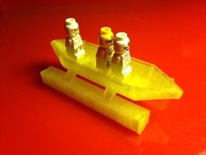 cgr pontoon boat pinshape 3d-design 3d print model - Mito3D