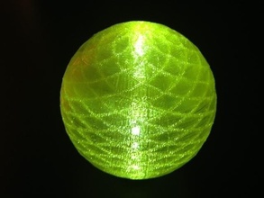 glow sphere 1 pinshape 3d-design 3d print model - Mito3D