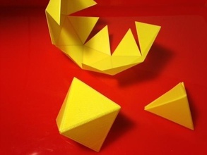 triangular polyhedral nets pinshape 3d-design 3d print model - Mito3D