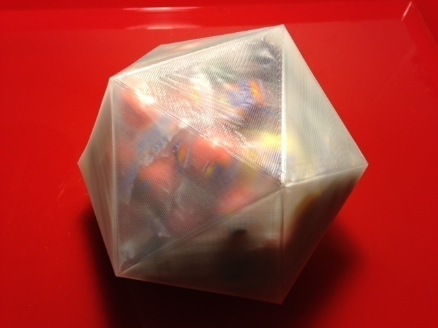 icosaedro jawbreaker armadilha pinshape 3d design 3D print model - Mito3D