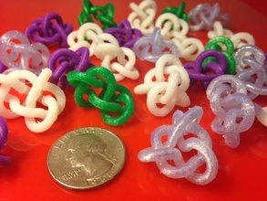 mini knot pinshape 3d tasarım 3d print model - Mito3D