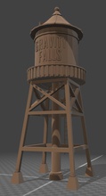 Schwerkraft fällt Wasserturm pinshape 3d design 3d print model - Mito3D