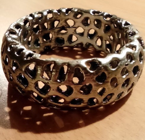voronoi bracelet 2 pinshape Conception 3d 3D print model - Mito3D