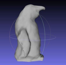 peluche pingüino escaneo pinshape Diseño 3d 3d print model - Mito3D