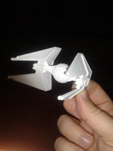tie-interceptor pinshape starwars 3d print model - Mito3D