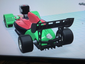 açık rc f1 egzoz pinshape araba c aksesuar tasarım Yarışmasıaçık r 3d print model - Mito3D