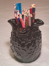 alien egg pen holder pencil plant pot desk organizer pinshape 3d-design 3d print model - Mito3D