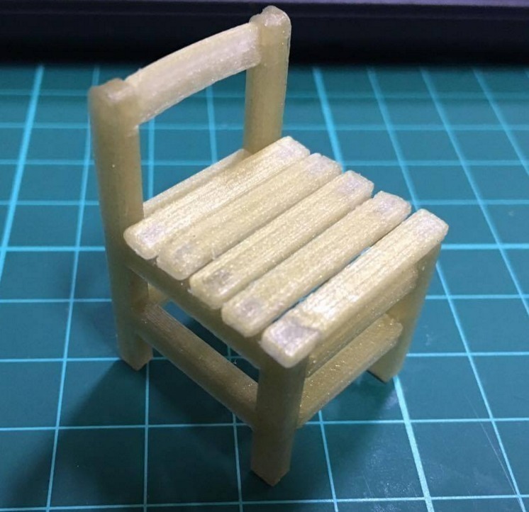 antique child school chair pinshape 3d-design 3D print model - Mito3D