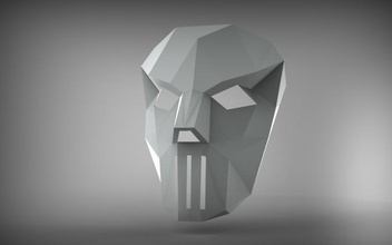caso jones maschera pinshape disegno 3d 3d print model - Mito3D