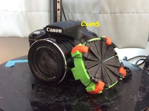 canon sx50hs otomatik lens kapağı pinshape 3d tasarım 3d print model - Mito3D