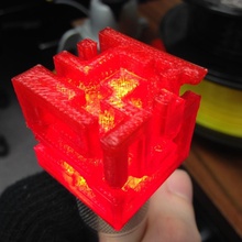 labirinto cubo calibração pinshape 3d design 3d print model - Mito3D