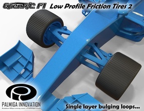 profile friction tires 2 openr f1 car pinshape 3d-design 3d print model - Mito3D