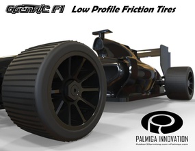 profilo attrito pneumatici openr vettura f1 pinshape disegno 3d 3d print model - Mito3D