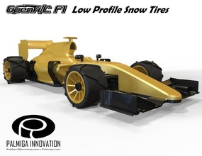 profile snow tires openr f1 car pinshape 3d-design 3d print model - Mito3D