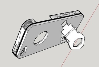 phone 5 case w- kickstand pinshape 3d-design 3d print model - Mito3D