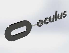 oculus logo pinshape Conception 3d 3d print model - Mito3D