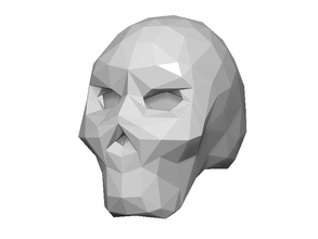 cráneo casco pinshape moda máscara 3d print model - Mito3D
