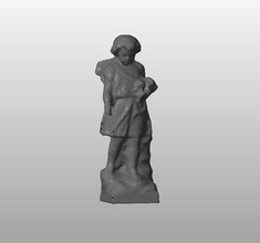 querubim escultura pinshape 3d design 3d print model - Mito3D