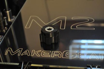 z-axis knob makergear m2 3d printer pinshape 3d-design 3d print model - Mito3D