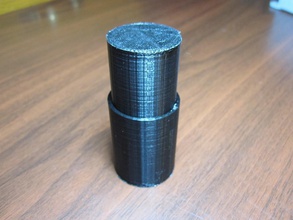 plegable almacenamiento tubo pinshape dinero 3d print model - Mito3D