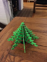 fractal christmas tree pinshape 3d-design 3d print model - Mito3D