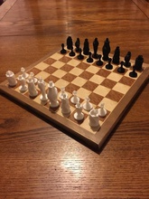 spiraling hexagon chess set pinshape 3d-design 3d print model - Mito3D