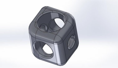 test block pinshape hand-toy test-block 3d print model - Mito3D