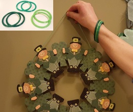 st patricio banda verde pinshape irlandés accesorios green bay packers montaña rusa ninjaflex pulsera pulseras patty día patricks 3d print model - Mito3D