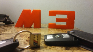 bmw m3 logotipo pinshape m5 e92 e36 e30 e82 m6 330 3d print model - Mito3D