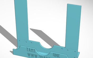 flyer titulaire pinshape hpolder 3d print model - Mito3D