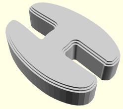 verbesserte bedruckbare panel clip lulzbot mini 3d Drucker pinshape design 3d print model - Mito3D
