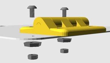 stronger hinge acrylic door lulzbot enclosure pinshape 3d-design 3d print model - Mito3D