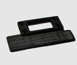 lulzbot mini spool arm bracket backing plate pinshape 3d-design 3d print model - Mito3D