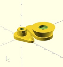 lulzbot mini enclosure door latch pinshape 3d-design 3d print model - Mito3D